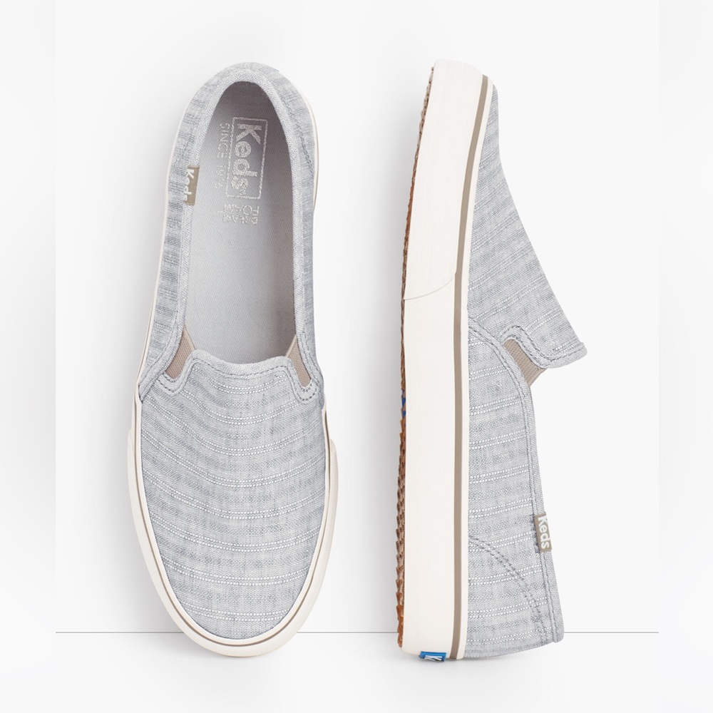 Keds Slip on Chambray gray 8.5